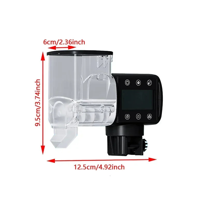 Aquarium Fish Tank Feeder Intelligent Automatic Feeder Digital Timing Wifi Wireless Remote Control Fish Feeding 250624