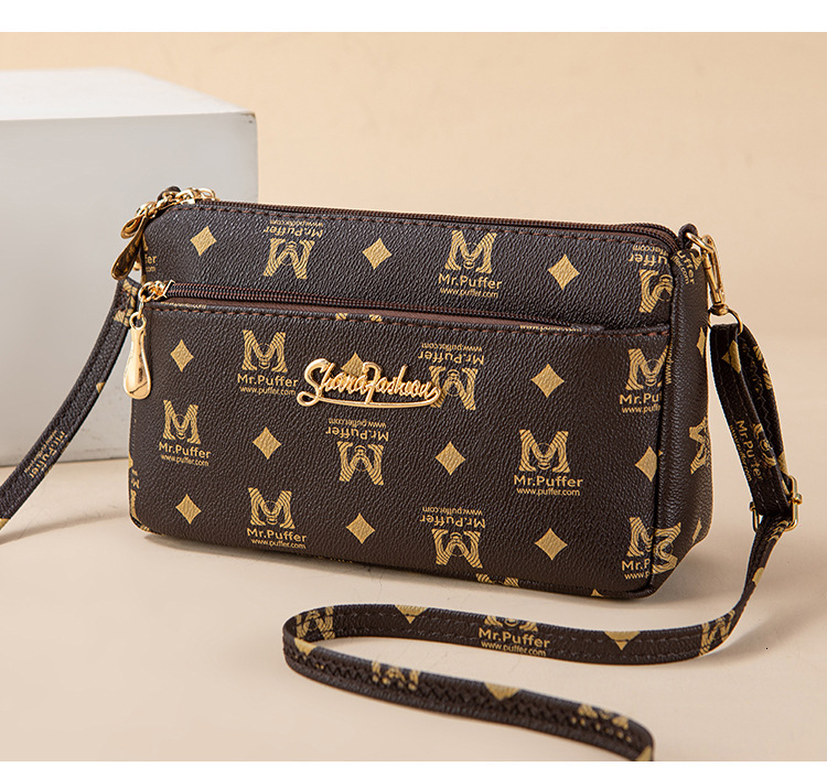 Free Shipping 2025 New Designer Bag Fashionable Multi-layer Women's Mobile Phone Handbag High-end Casual High-quality Shopping Bag