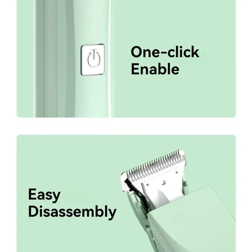 4-in-1 Multi-functional type c charge Dog Clippers Cordless pet Shaver Clippers Trimmers Low Noise Pet Grooming Tools 250614