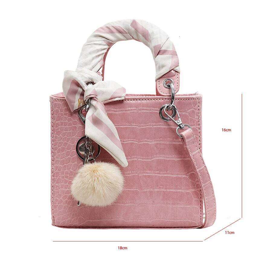 Classic Handbag Famous Brand Women Designer Shoulder Black Stone Pattern Pu Leather Crossbody Bag Mini Small Tote Red