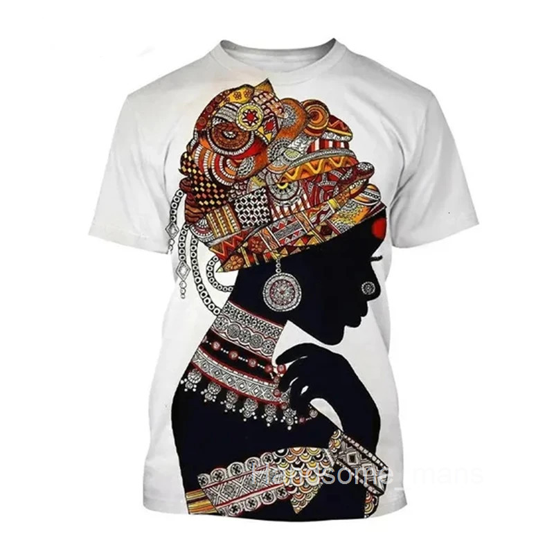 New Summer African Horde Graphic 3D Print T-Shirts Men Women Bohemia Female T Shirt Short Sleeve Oversized Tee Top Kid