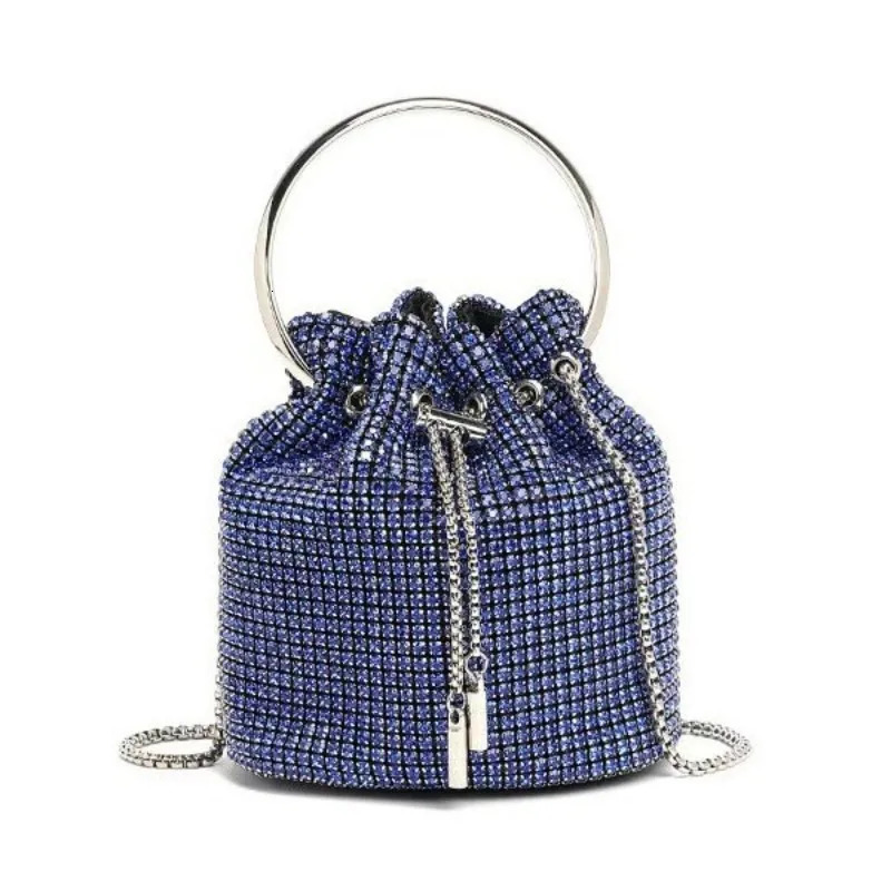 Luxury Rhinestone Pearl Evening Bag Glamorous Stage Performance Purse Sparkly Prom Party Shoulder Crossbody Messenger Women 250614