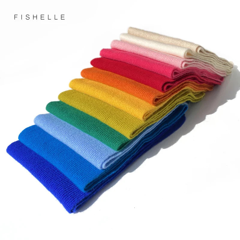 cashmere knitted scarves solid color women or men winter scarf adults warm thick wool scarf s ren 250610