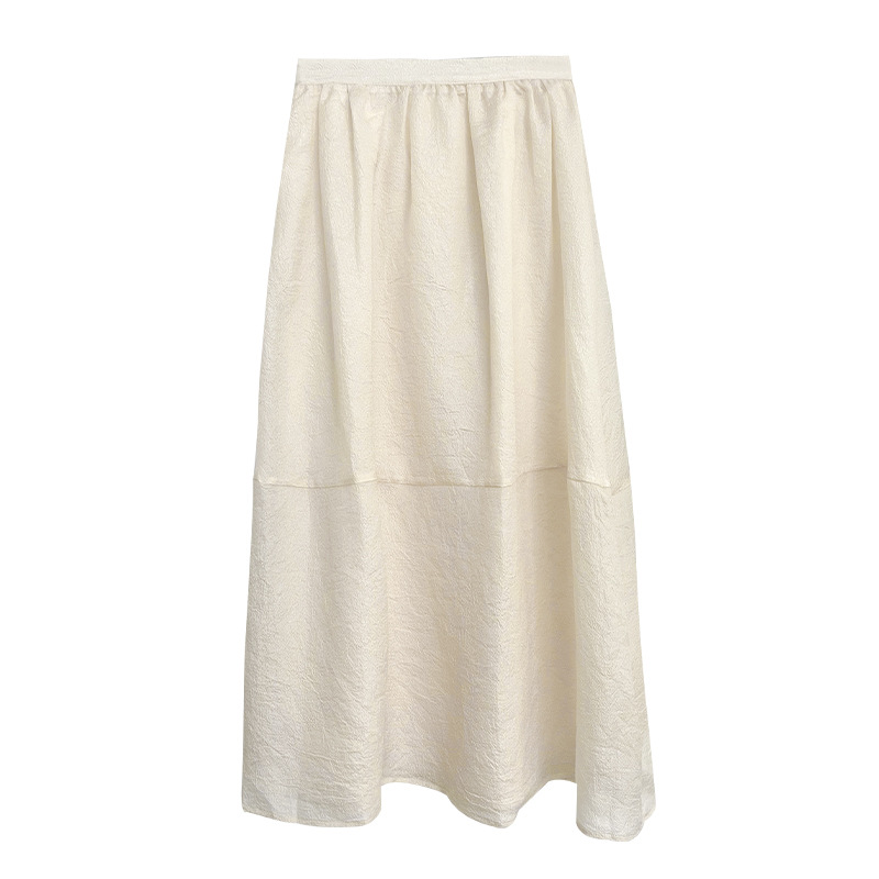 D20280 New summer temperament high waist slim chiffon A-line skirt for women