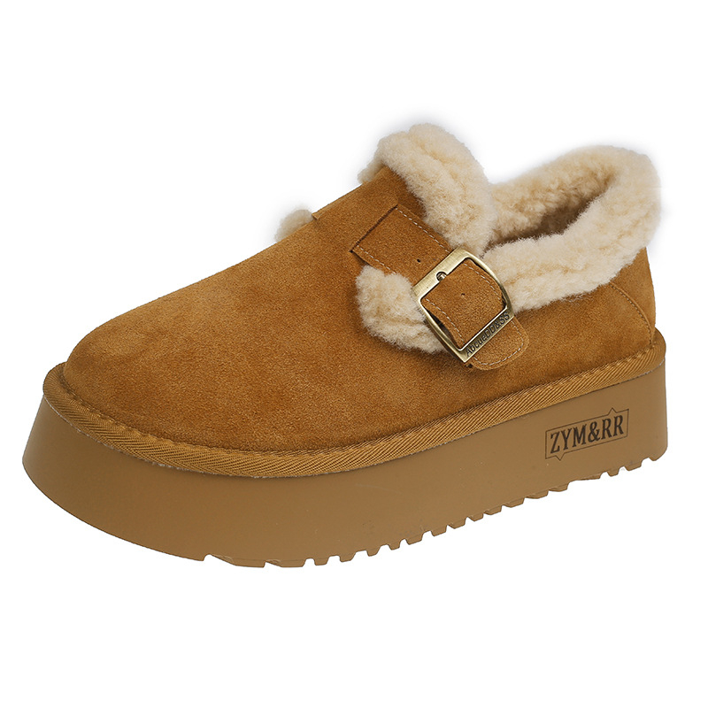 hot Free shipping designer Boots for woman cotton shoes winter keep warm plush Fashion Boots classic platform brown snow boots