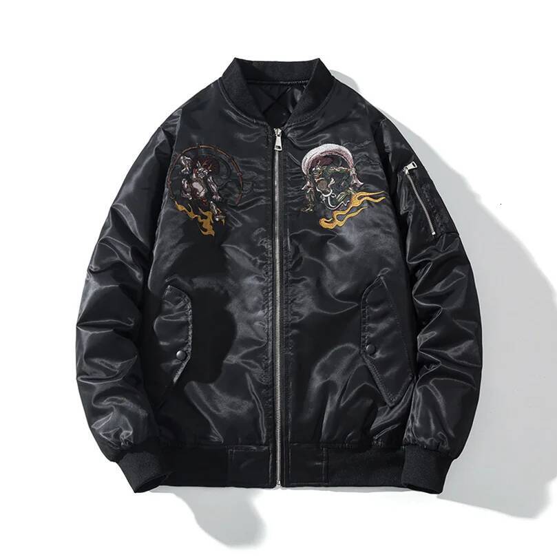 Sukan Embroidery Bomber Jackets Men Clothing Japan Baseball Coat For Man Pilot Jacket 2025 Spring Autumn Winter Y1