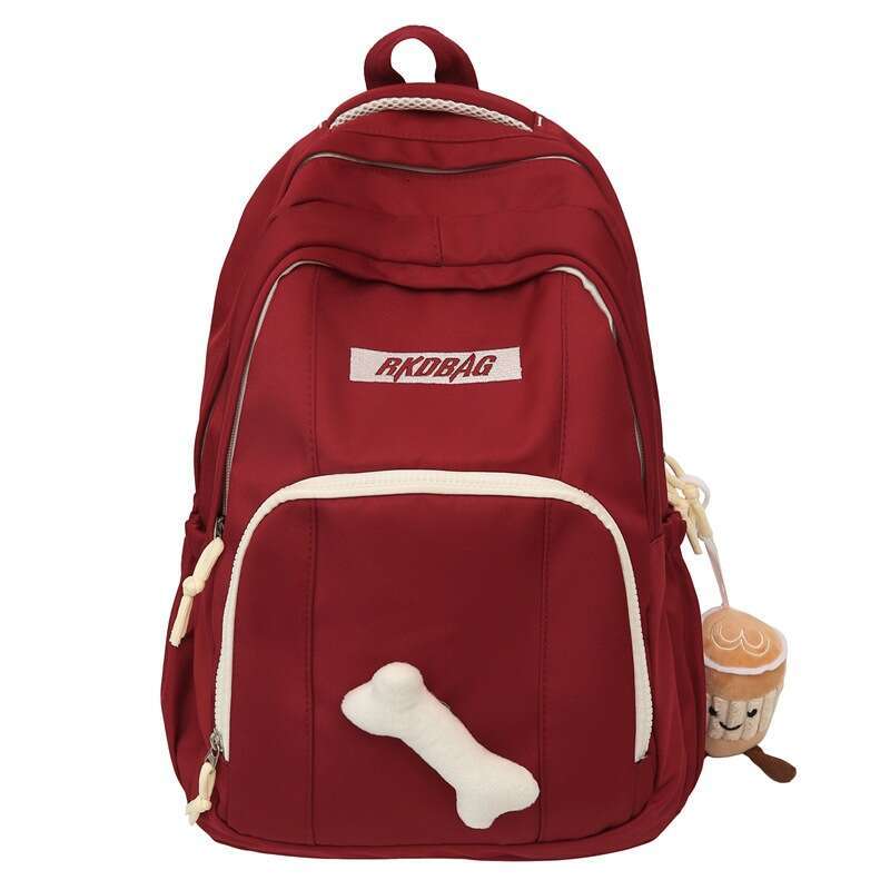 New Large Capacity Travel Backpack Fashion Niche Multi-Compartment Commuter Student Double Shoulder Bag for Women