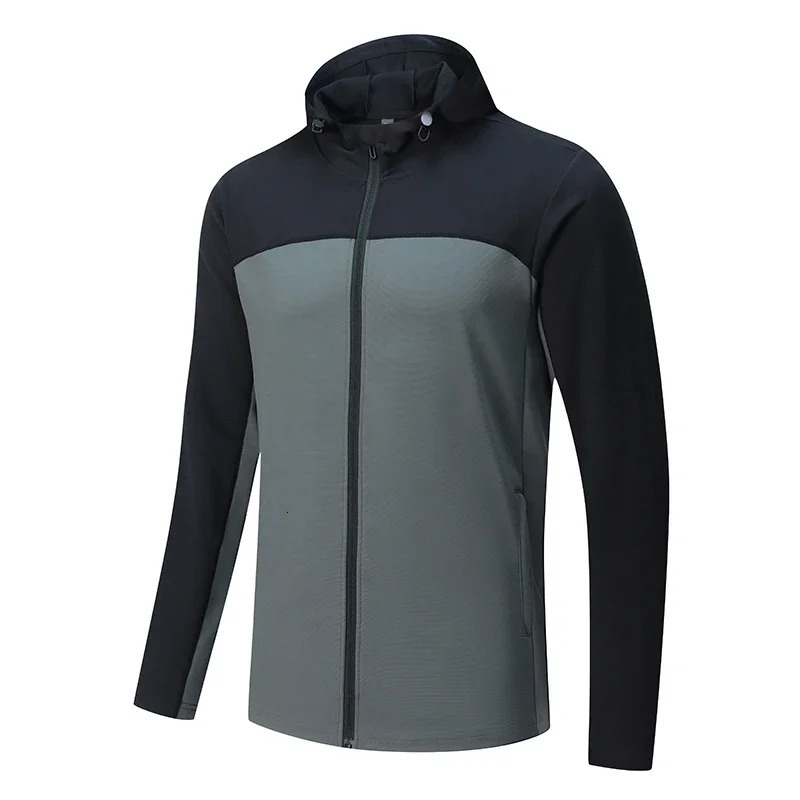 Mens Sport Hoodies Jacket Gym Fitness Muscle Tracksuits Sportswear Workout Athletic Pullovers Training Running Sweatshirts B95 250614