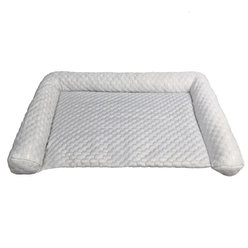 Summer Cooling Ice Silk Mat Bed Set for Dogs Cats - Breathable Portable Pet Cooler Pad 250614
