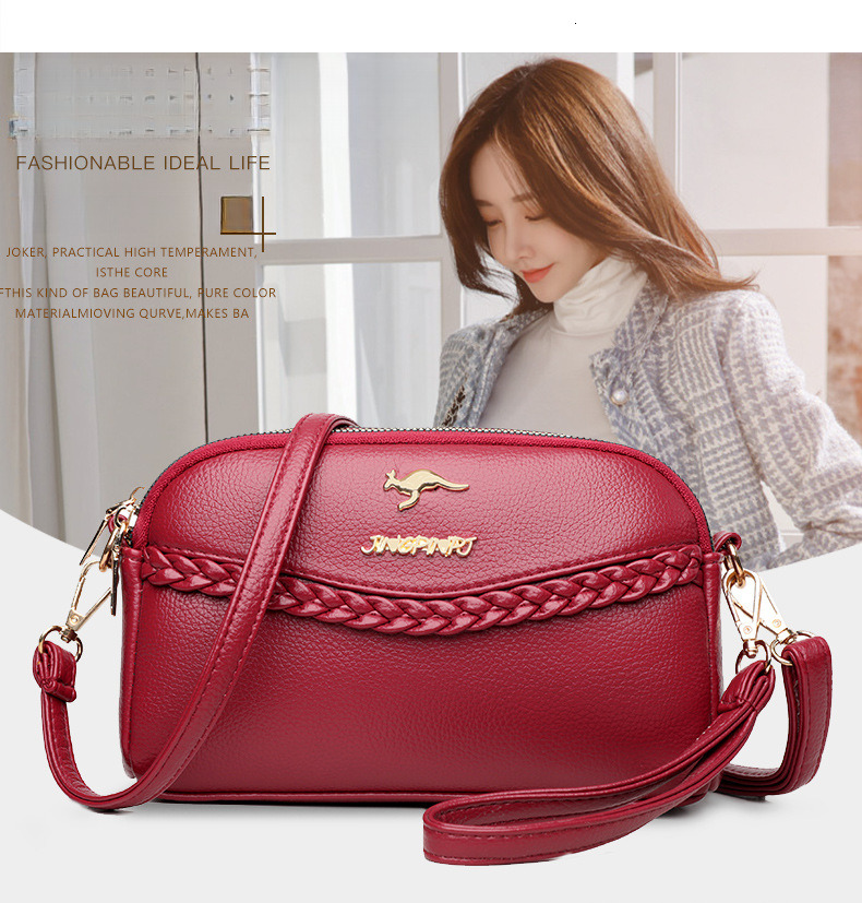 Free Shipping 2025 New Designer Bag Three-layer Trendy And Fashionable Women's Single Shoulder Handbag Multifunctional Leisure High-quality Shopp