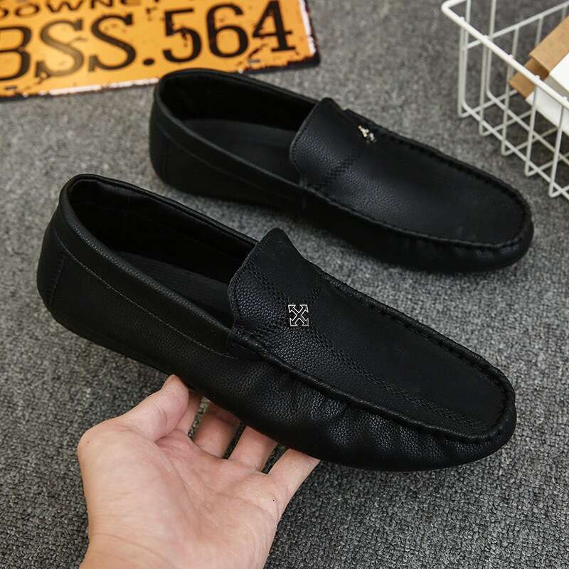 Spring Loafers Soft Sole Casual for Young Men Korean Style hot Lazy Men's Shoes