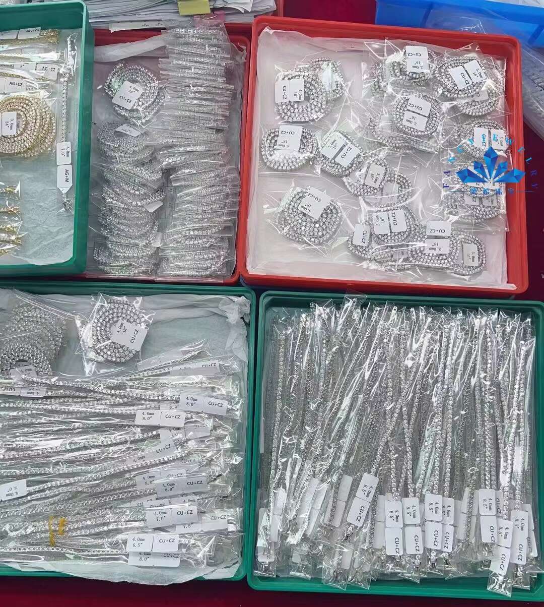 Wholesale 925 Sterling Silver Hip Hop Tennis Chain Necklace 2mm 3mm 4mm 5mm 6.5mm D VVS Moissanites Diamond Jewelry Ice Style