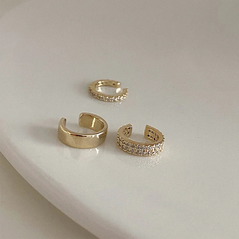 Delicate Zircon Cute Clip Earrings Female Buckle Ear Cuff No Piercings Cartilage Ear for Women Fashion Jewelry 250610