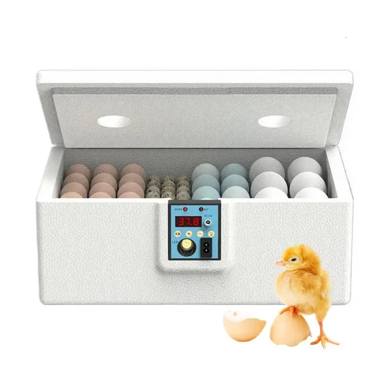 Egg Incubator Intelligent Poultry Brooder Automatic Turning Coop Bird Quail Chicken Poultry Farm Hatcher Incubation Tool 250613