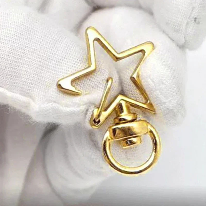 Set of 10 Metal Lobster Claw Clasps Star keyring Moon Hook Lanyard Clip DIY Supplies Jewelry Making Keychain 250606