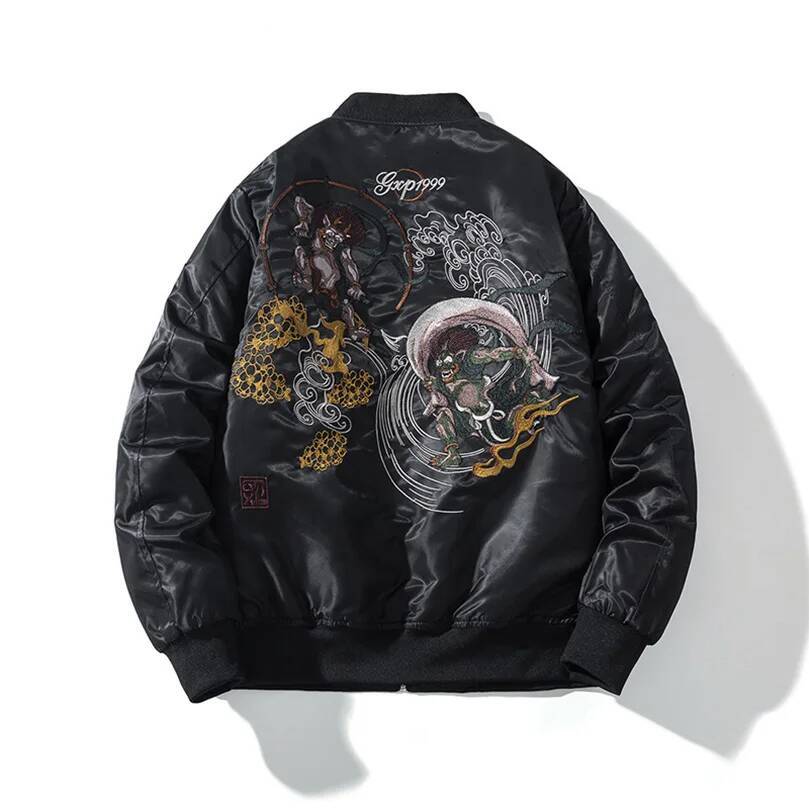 Sukan Embroidery Bomber Jackets Men Clothing Japan Baseball Coat For Man Pilot Jacket 2025 Spring Autumn Winter Y1