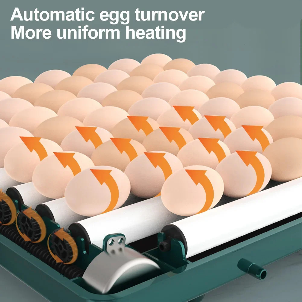 1Pc Farm Bird Quail Chicken Poultry Egg Incubator Fully Automatic Turning Hatching Brooder Farm Hatcher Turner Incubation Tool 250613