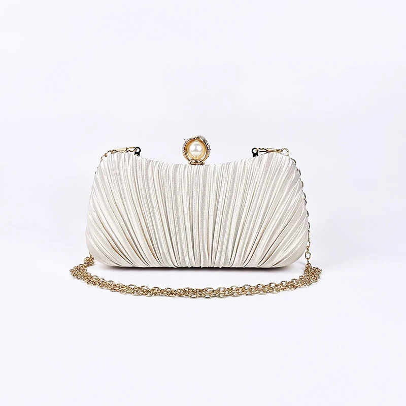 Cross border Product High Quality Celebrity Dinner Pearl Handheld Bag Fashion Literary Leisure Chinese Small Square Bag 250614