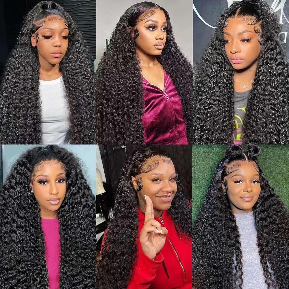 Deep Wave Double Drawn Extensions 100% Human Unprocessed Raw Bulk Hair No Weft For Braiding