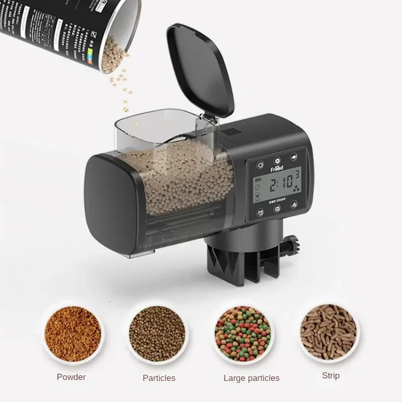 Aquarium Fish Tank Feeder Intelligent Automatic Feeder Digital Timing Wifi Wireless Remote Control Fish Feeding 250624