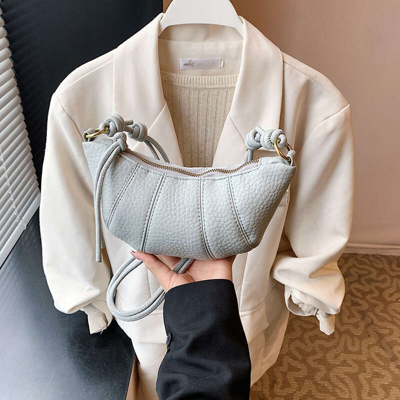 for Women 2025 New Korean Style Lychee Texture Versatile Crossbody High-end Exquisite Mini Dumpling Bag