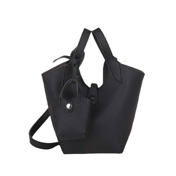 Korean Style Fashion Bucket for Women 2025 New Trend Textured Shoulder Lightweight Commuter Crossbody Bag