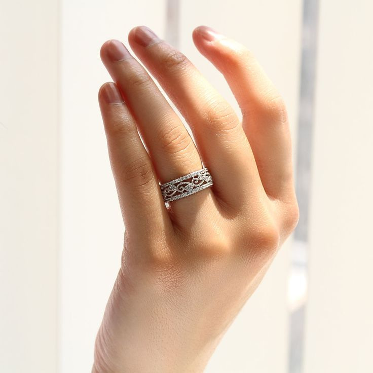 Choucong Handmade High Quality Wedding Rings Sparkling Luxury Jewelry 925 Sterling Silver Fill Pave White Sapphire CZ Diamond Elegant Hollow Flower Wo