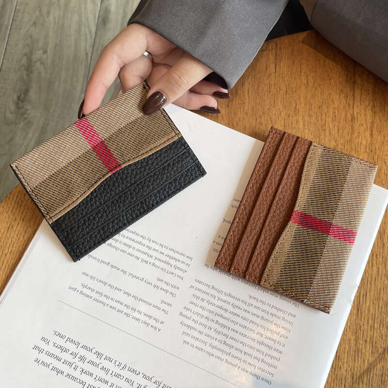 Hot Selling Card Holder for Women, Genuine Leather, Compact and Exquisite, High-end, One-piece Ultra-thin New Niche Design