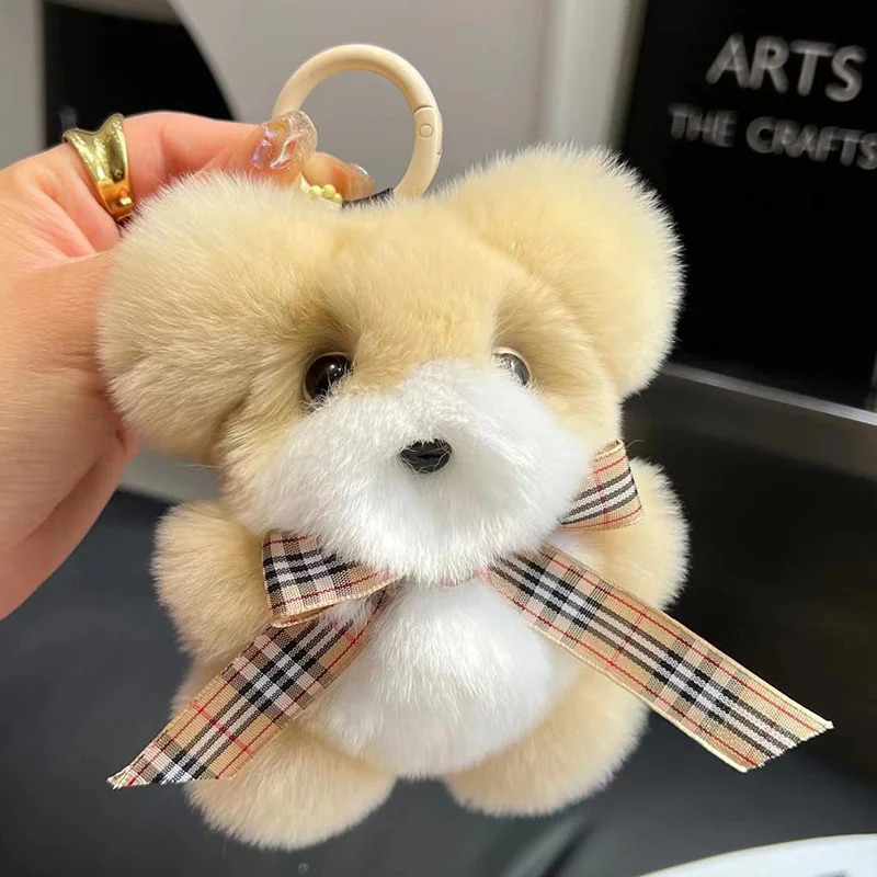 Small Bears Stuffed Plush Toy Mini Bear Doll Toy Keychain Bag Pendant Wedding Decoration Children Birthday Party Gifts 250610