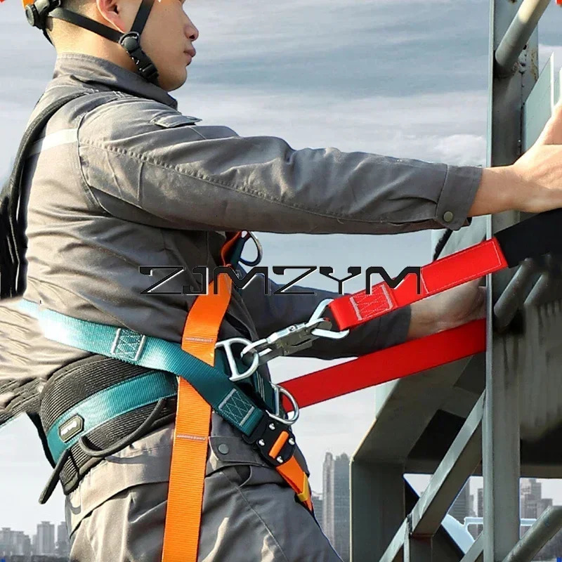 Single Waist Outdoor Pole Climbing Safety Belt HighAltitude Anti Fall Electrician Fence Equipment 250611