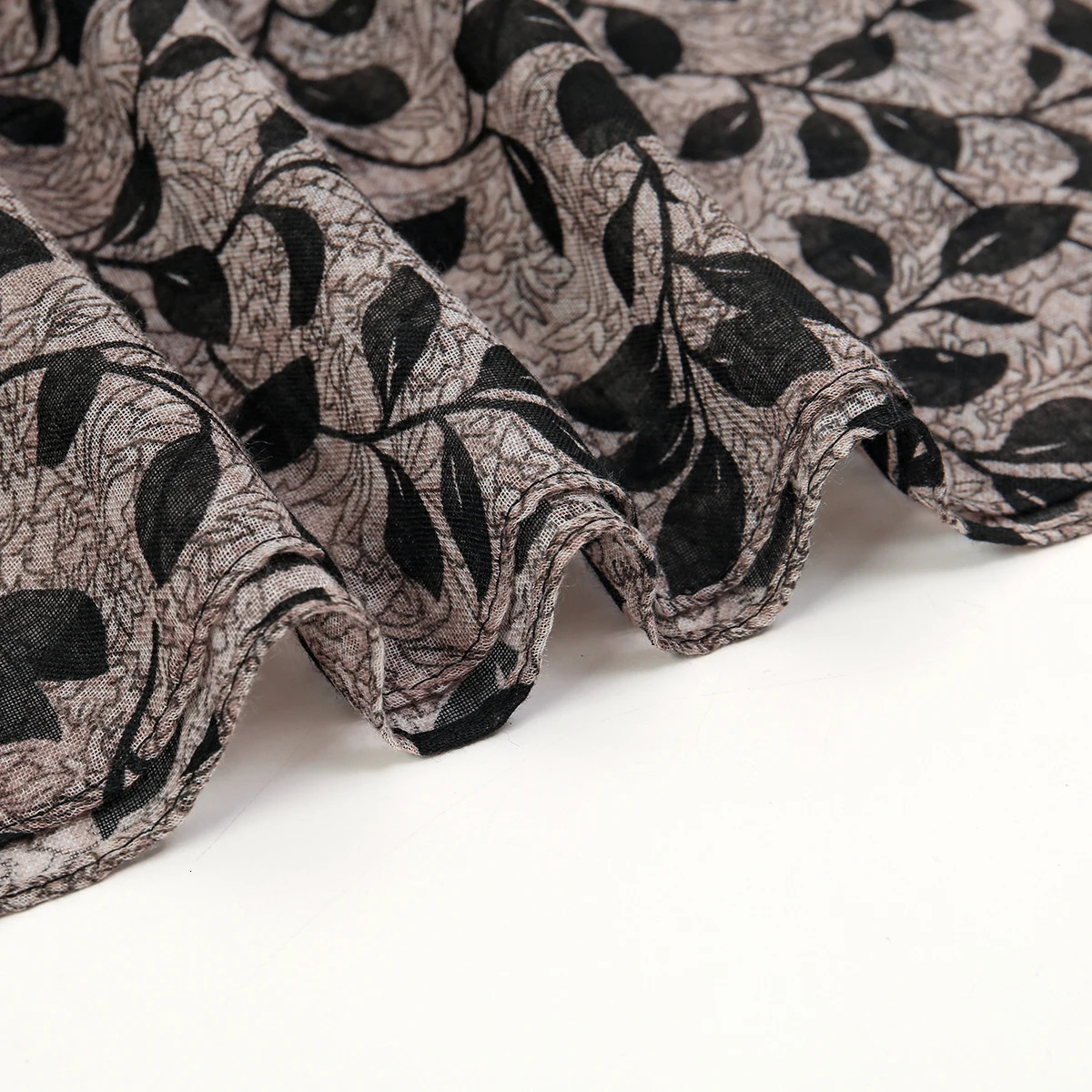 Summer Printed Cotton Viscose Hijab Scarf Woman Muslim Hijabs Shawl Lightweight Breathable Long Wraps Lady Fashion Headband 250610