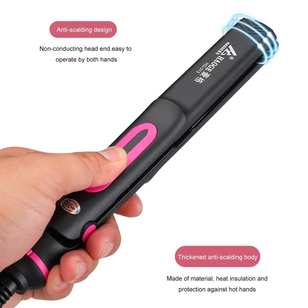 220V Professional Hair Straightener Dual-Use Curling Iron Hair Straightenrer PTC Heating Salon Hair Styling Tools Bangs Splint 250611
