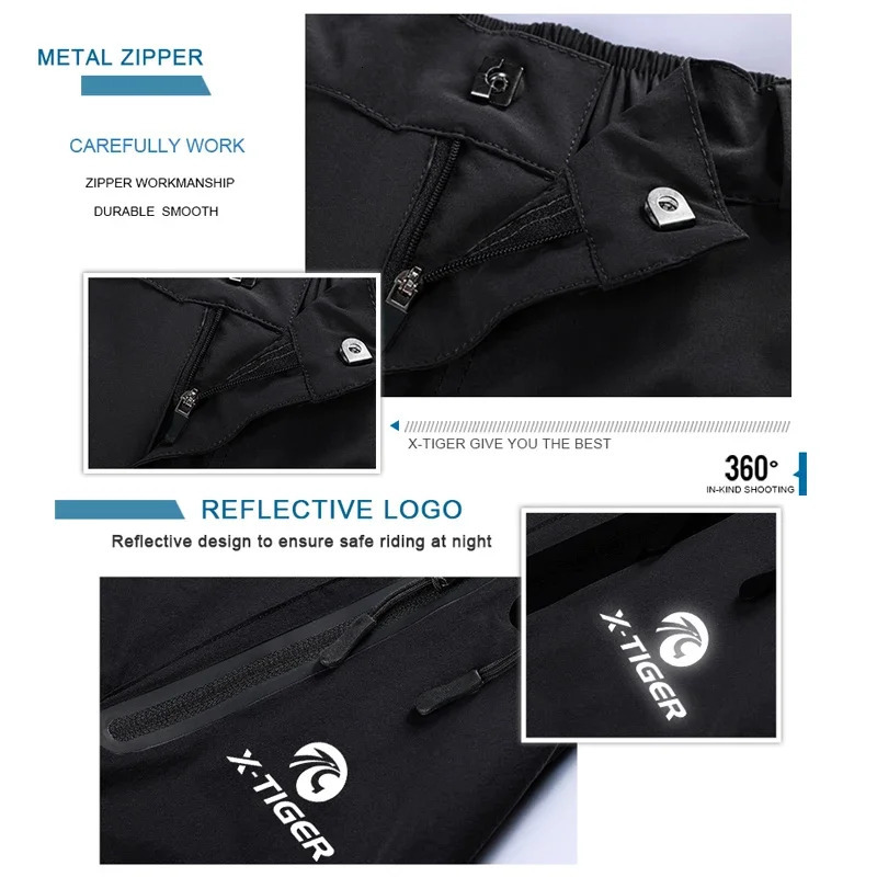 XTIGER Mountain Bike Shorts Mens Summer Bicycle MTB Loose Fit Lightweight Outdoor Sports Cycling Shorts 250614