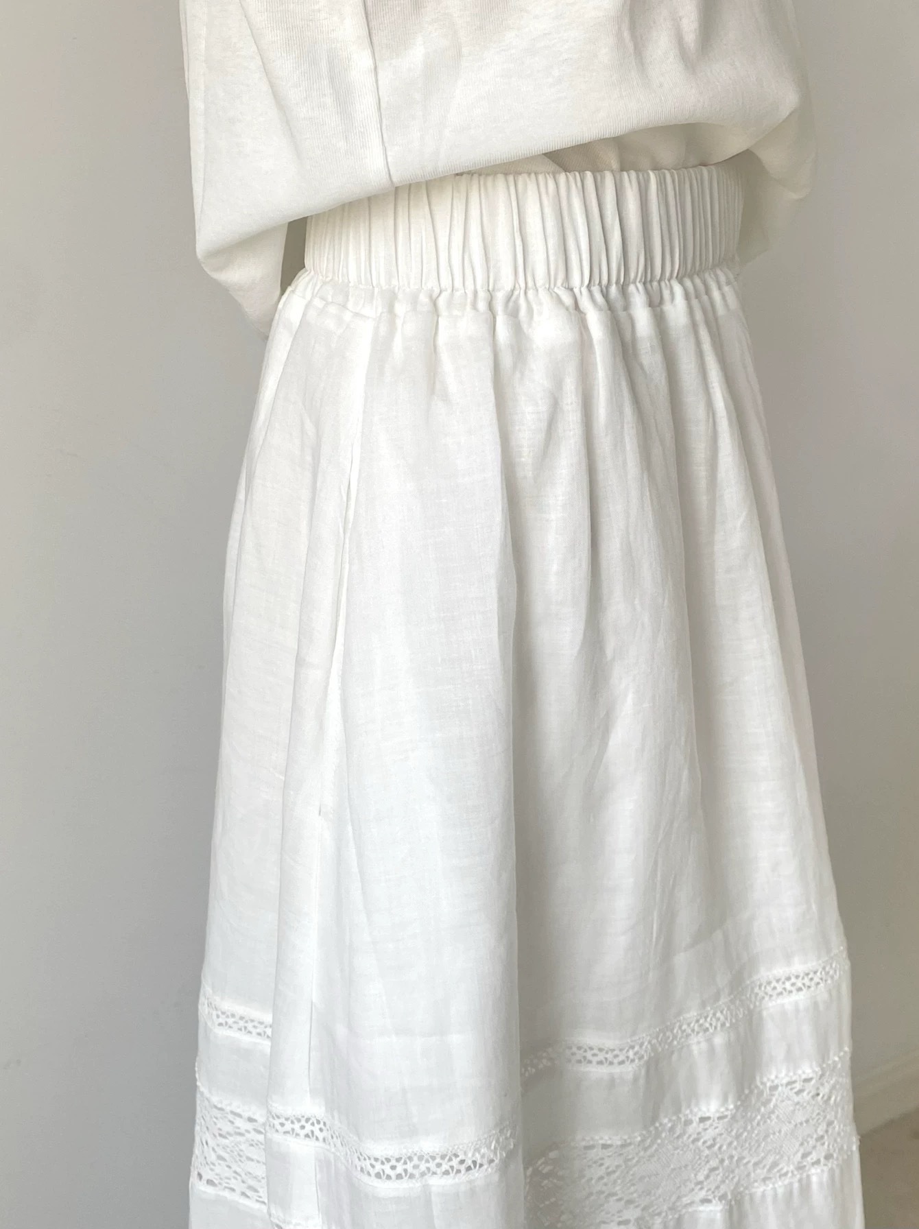 PD201 Summer Retro Lace Heavy Work Ladies Skirt