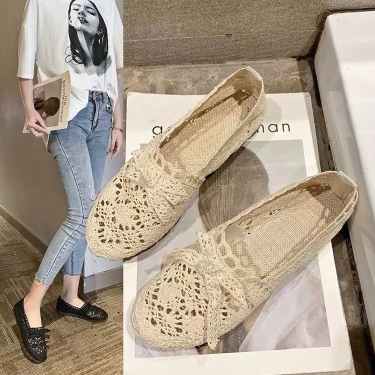 Women shoes fisherman shoes woman mesh breathable flat soft bottom women peas shoes womans shoes flats shoes YTC65 250613