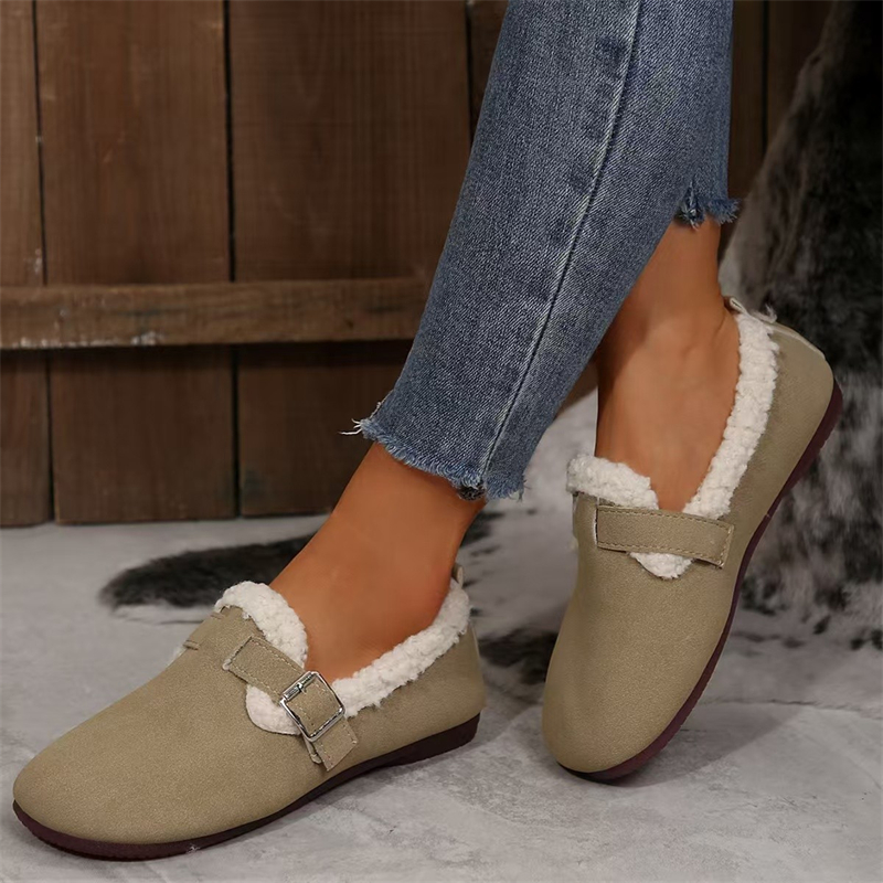 hot Free shipping designer Casual Shoes for woman winter vintage soft sole versatile classic comfortable khaki brown green shoes