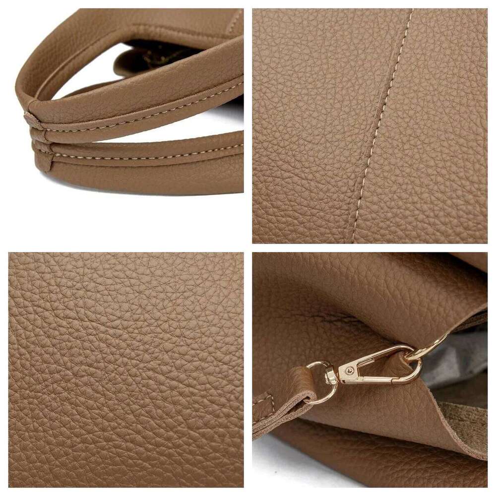 Elegant Handbag For Women's Fashion Designer Crossbody Casual Tote Ladies Large Vintage Bags Leather Shoulder Bag