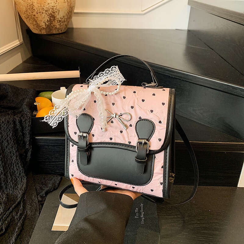 2025 New Fashion Casual Women's Korean Student School Bag Trendy British Style Travel Backpack