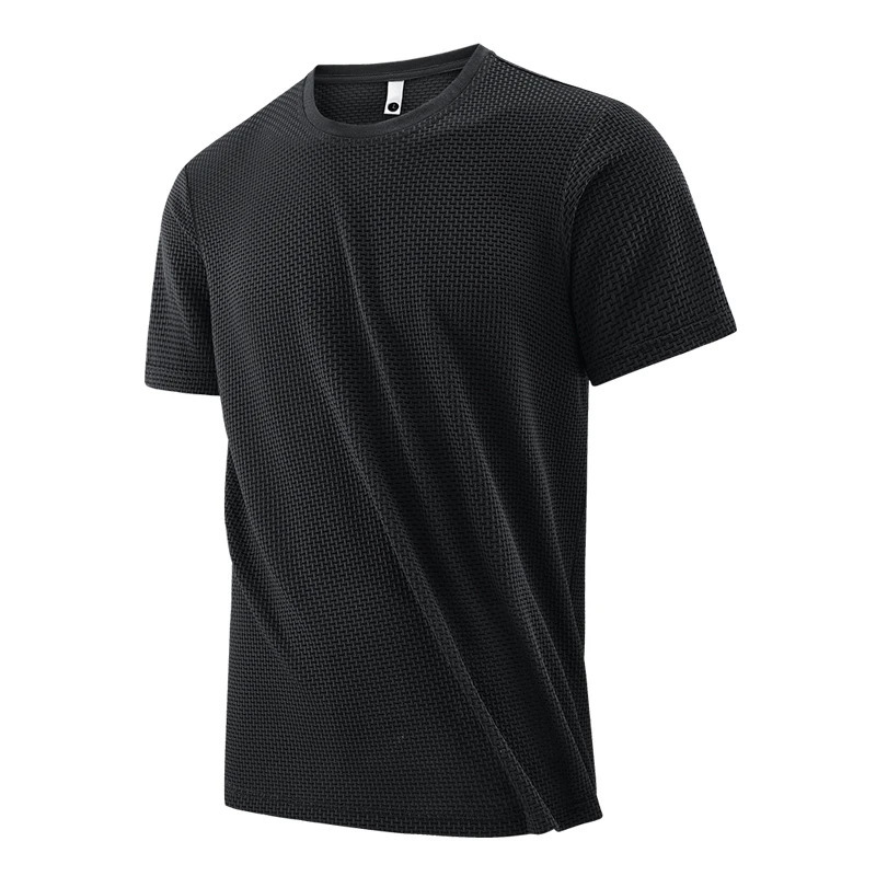 Sport MenS GYM Quick Dry Mesh Tshirts Fashion For Summer Short Sleeves Black White Tshirt Top Tees Oversized 7XL 8XL 9XL 250612