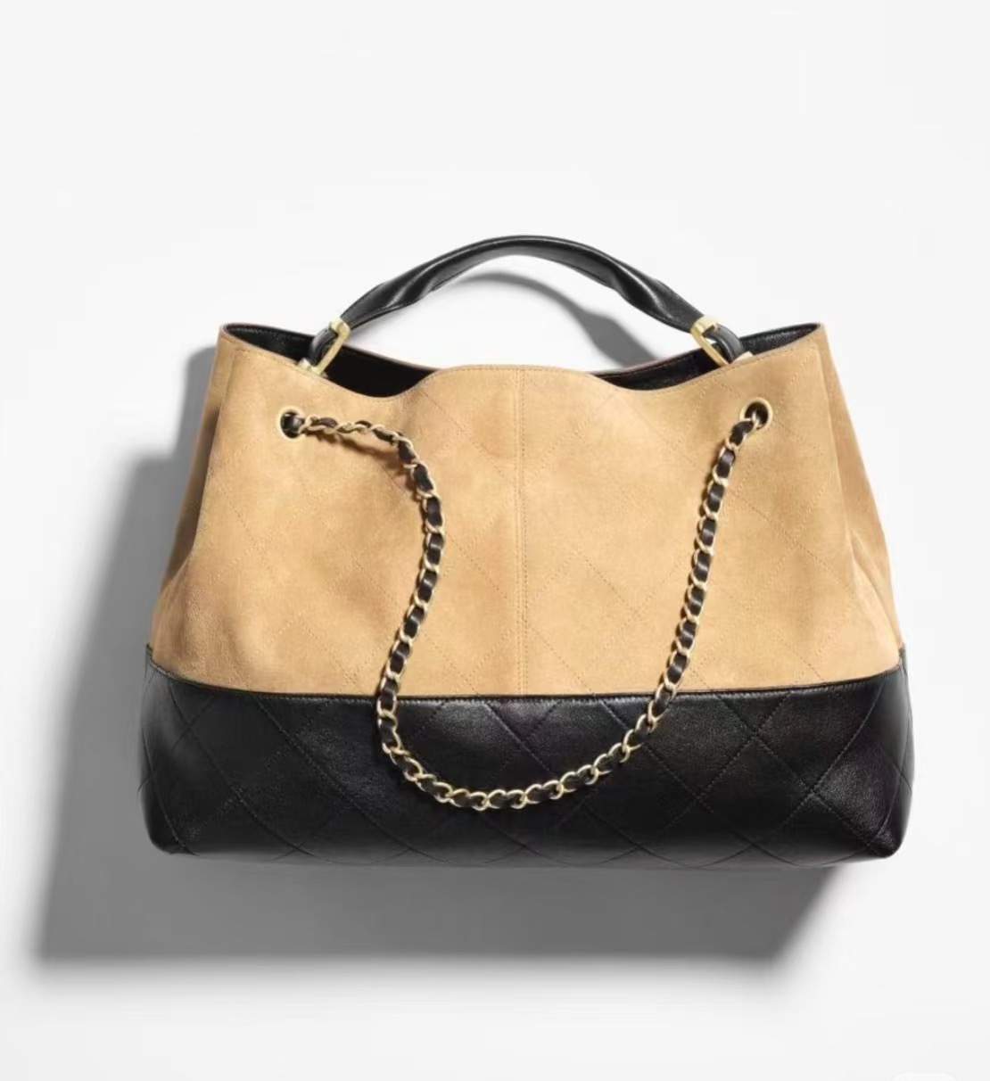 High quality designer, fashionable, 25 year suede leather bag, handmade workshop, unique color matching, large capacity shopping bag, all genuine leather AS5634