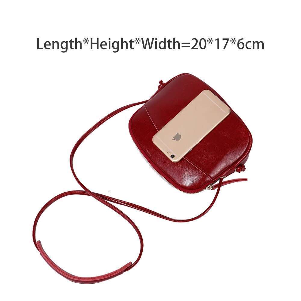 Zency Cute Women Messenger Bag 100% Genuine Leather Soft Skin Girls Shell Travel Handbag Elegant Shoulder Purse Lady Phone Bags