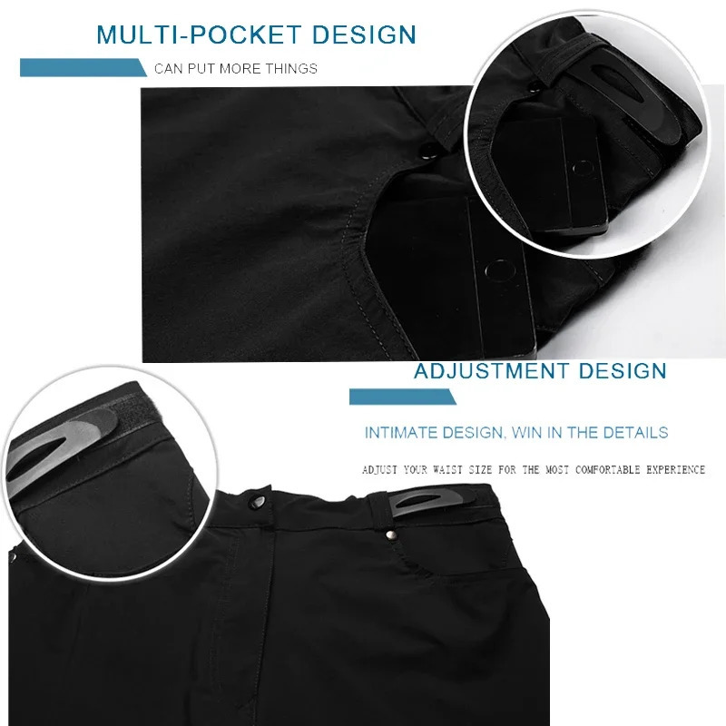 XTIGER Mountain Bike Shorts Mens Summer Bicycle MTB Loose Fit Lightweight Outdoor Sports Cycling Shorts 250614