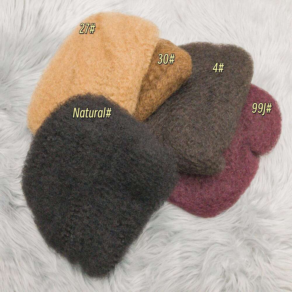 12 Inch 50Gram/Pc Human Hair Extensions Brazilian No Weft Afro Kinky Bulk for Braiding DreadLock Natural Color