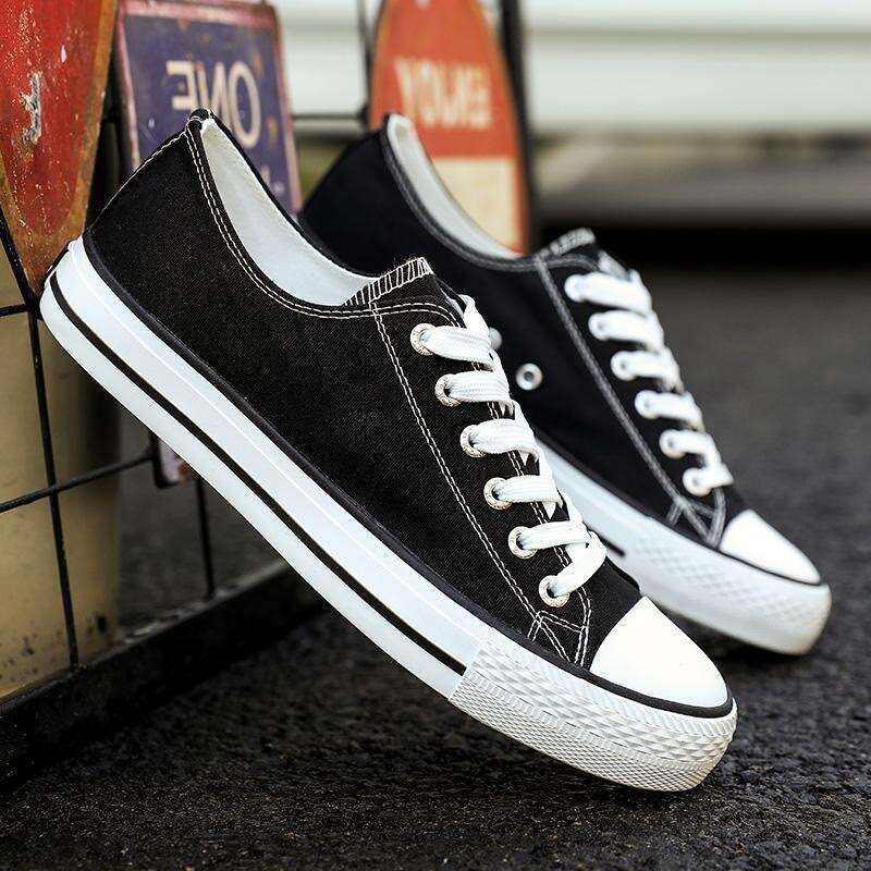 New Canvas for NEW Men Trendy Casual Couple Men's Shoes Korean Style Lace-up Low-top Sneakers Student