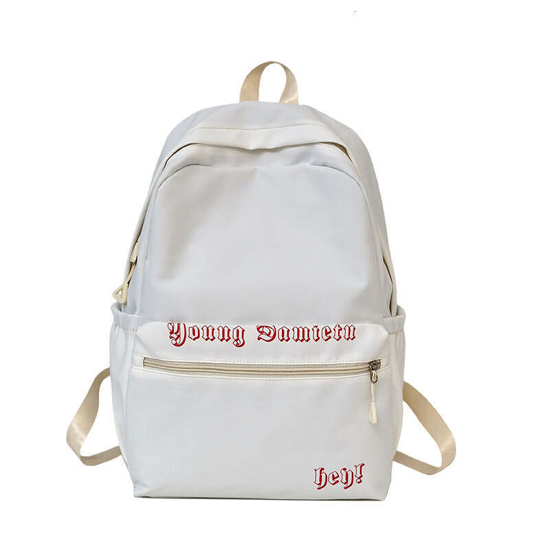 Large Capacity Girls, Simple Design for Middle and High School College Students, Double Shoulder Bag with a Sense of Design, Campus Backpack