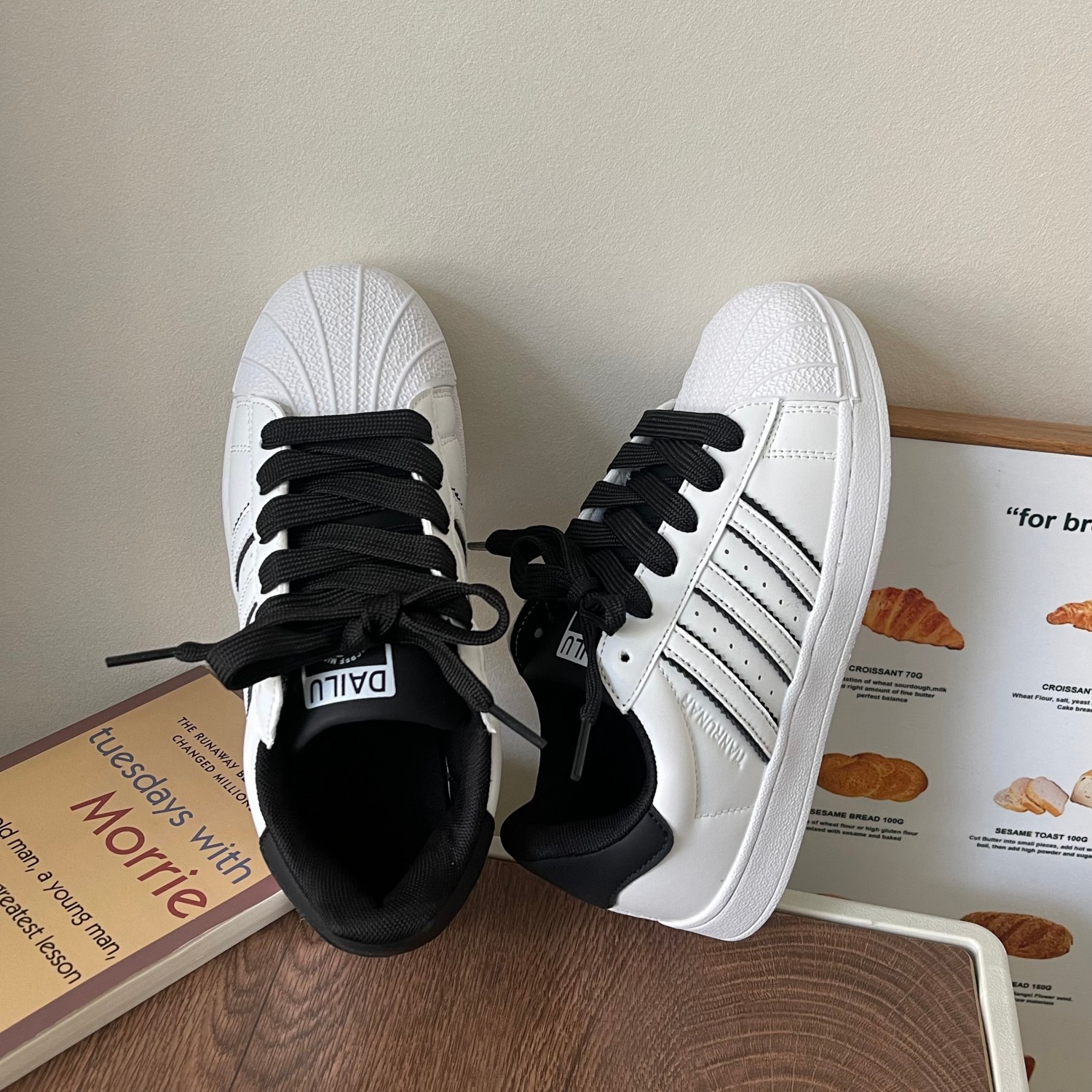 2025 Chinese - style Men's Shoes, Ins - style Brand Retro Shell - toe Sneakers Versatile Sports White Sneakers for Men Women and Students