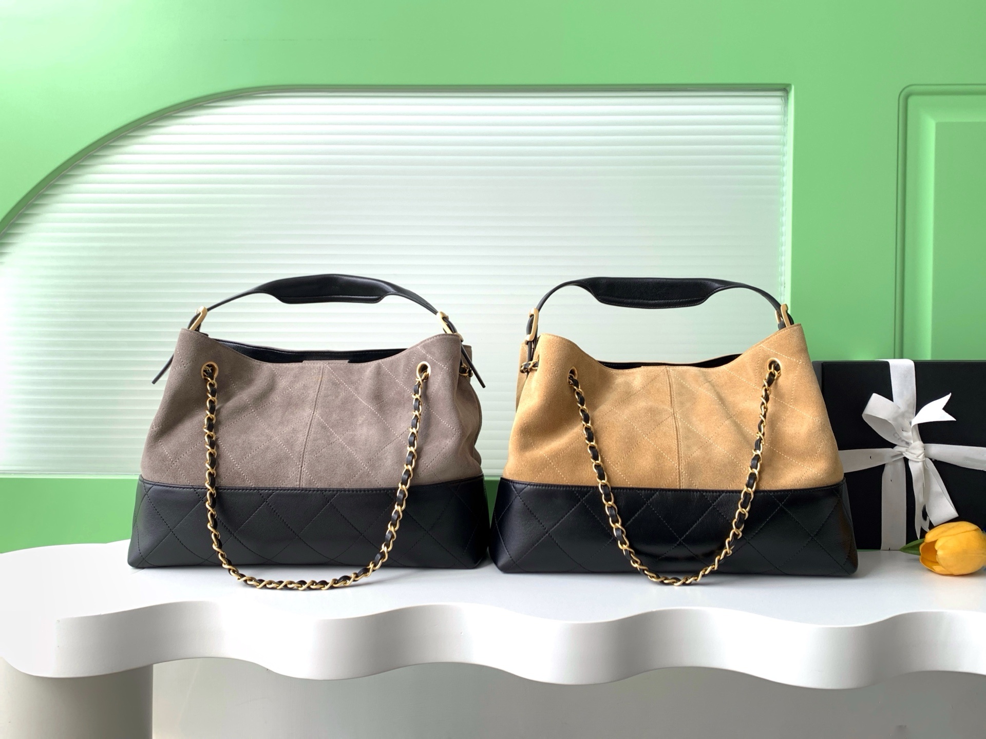 High quality designer fashionable 25 year suede leather bag handmade workshop unique color matching large capacity shopping bag all genuine leather AS5634 AAAA