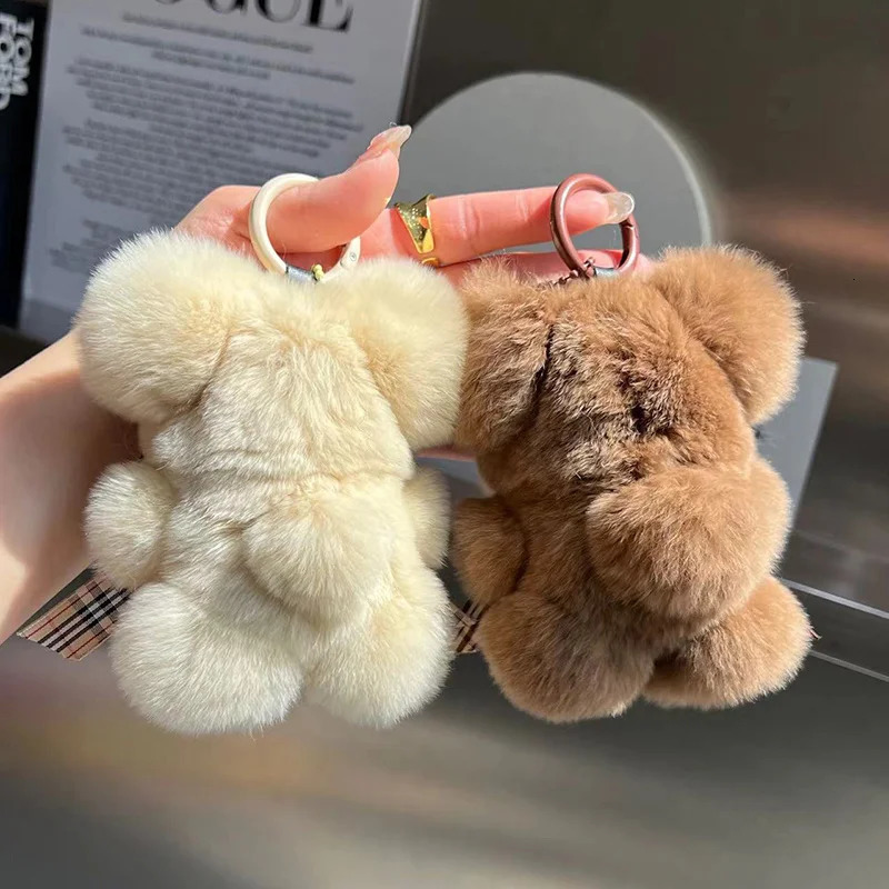 Small Bears Stuffed Plush Toy Mini Bear Doll Toy Keychain Bag Pendant Wedding Decoration Children Birthday Party Gifts 250610