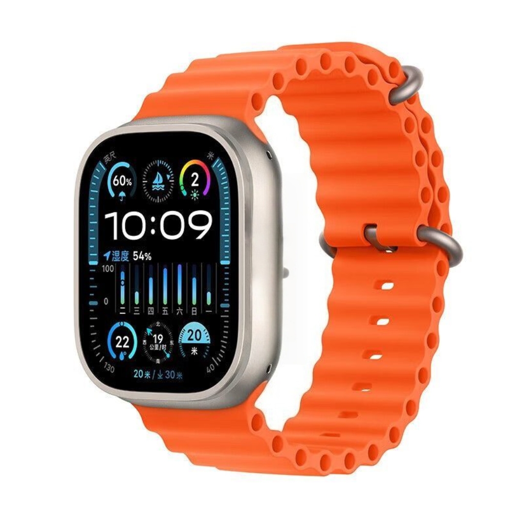 New Watch Ultra2 Smart Watch, Bluetooth Sports Heart Rate Monitor, 49mm, Extra Large Dial free shipping