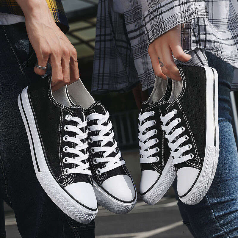 New Canvas for NEW Men Trendy Casual Couple Men's Shoes Korean Style Lace-up Low-top Sneakers Student